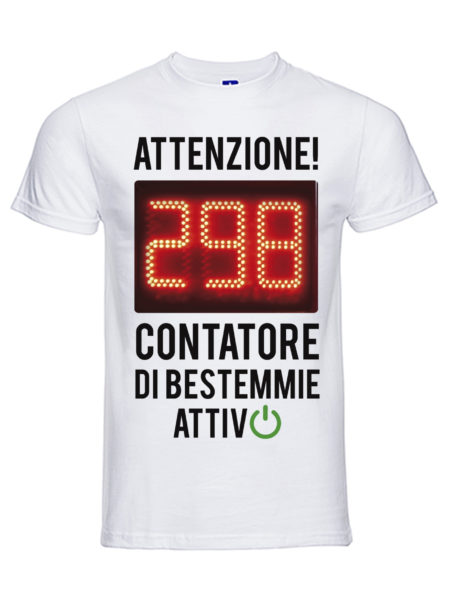 Maglia Contatore Bestemmie-Maglia UOMO